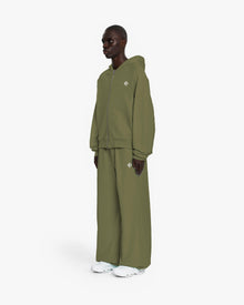 INSIDE OUT ZIP HOODIE KHAKI