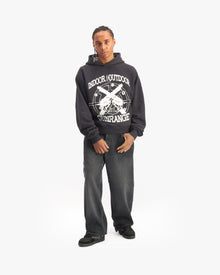 AKIMBO HOODIE DARK GREY