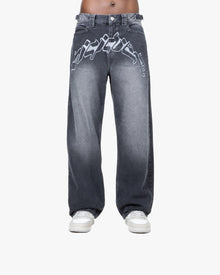 OUTLINED MIRAGE DENIM GREY / WHITE