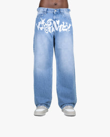 HAVOC DENIM LIGHT BLUE / WHITE