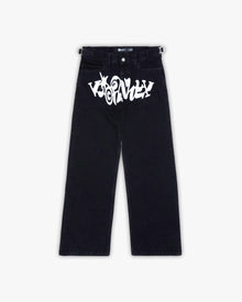 HAVOC DENIM BLACK / WHITE