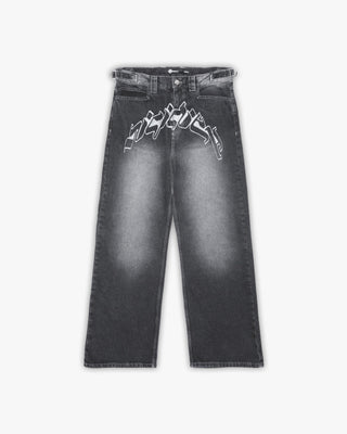 OUTLINED MIRAGE DENIM GREY / WHITE