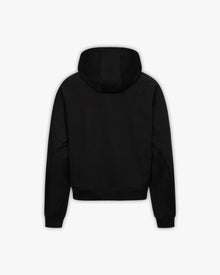 SPORTS TEAM INSIDE OUT ZIP HOODIE BLACK