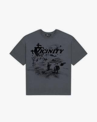HIDDEN HILLS TEE DARK GREY